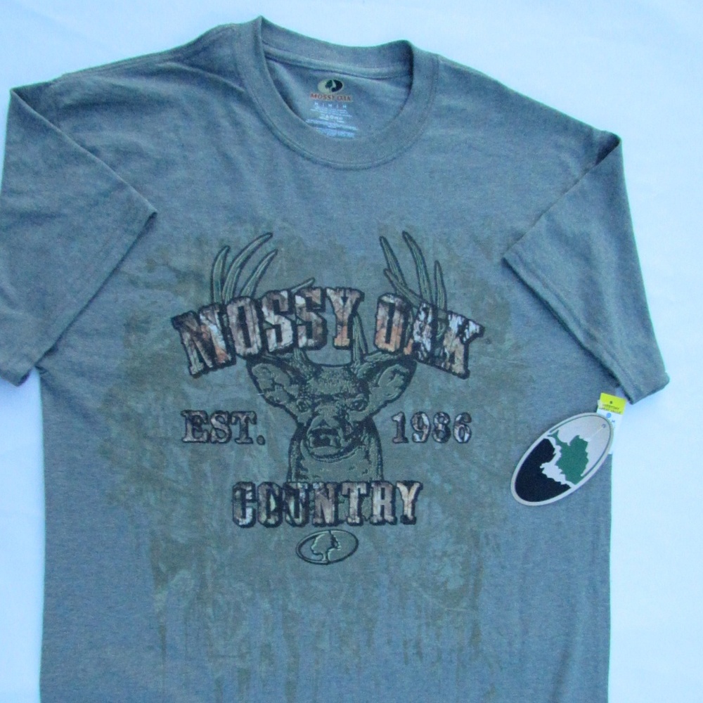 Mossy Oak Country Deer Hunting Camo Tee Men's Med